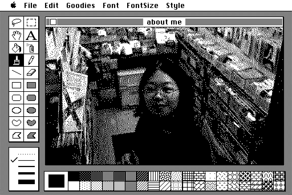 Me, MacPaint, and Floyd–Steinberg dithering