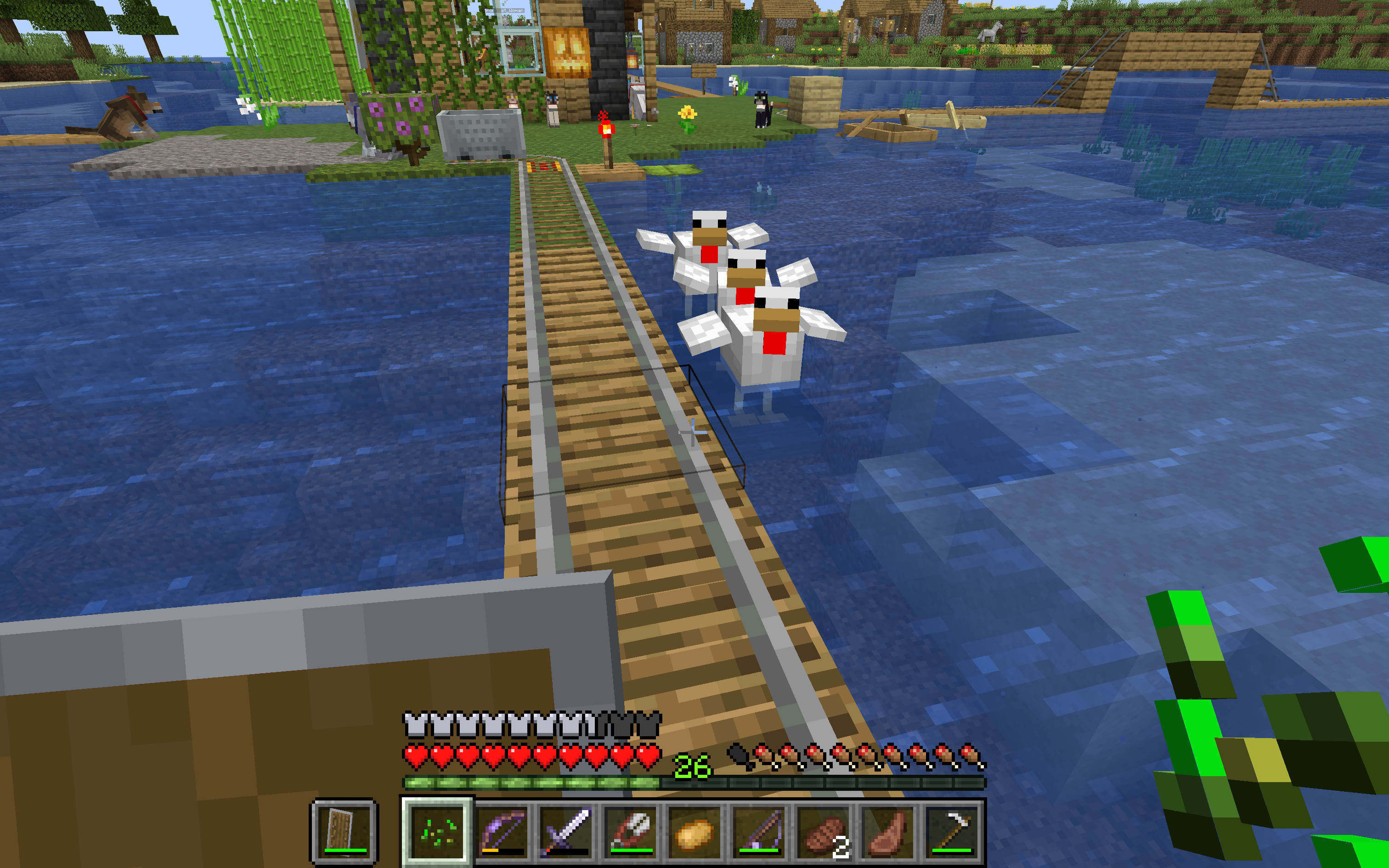 The little live stocks in Minecraft